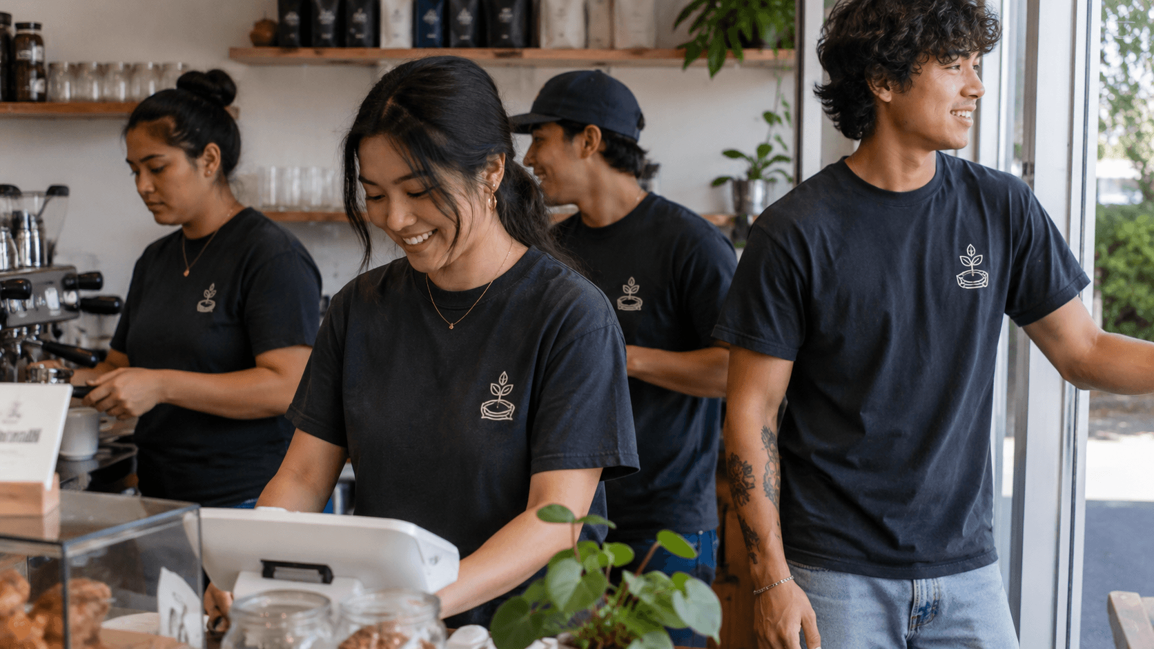 Silicon Valley Staff Tees: Left-Chest Logo, One Restock, One Invoice