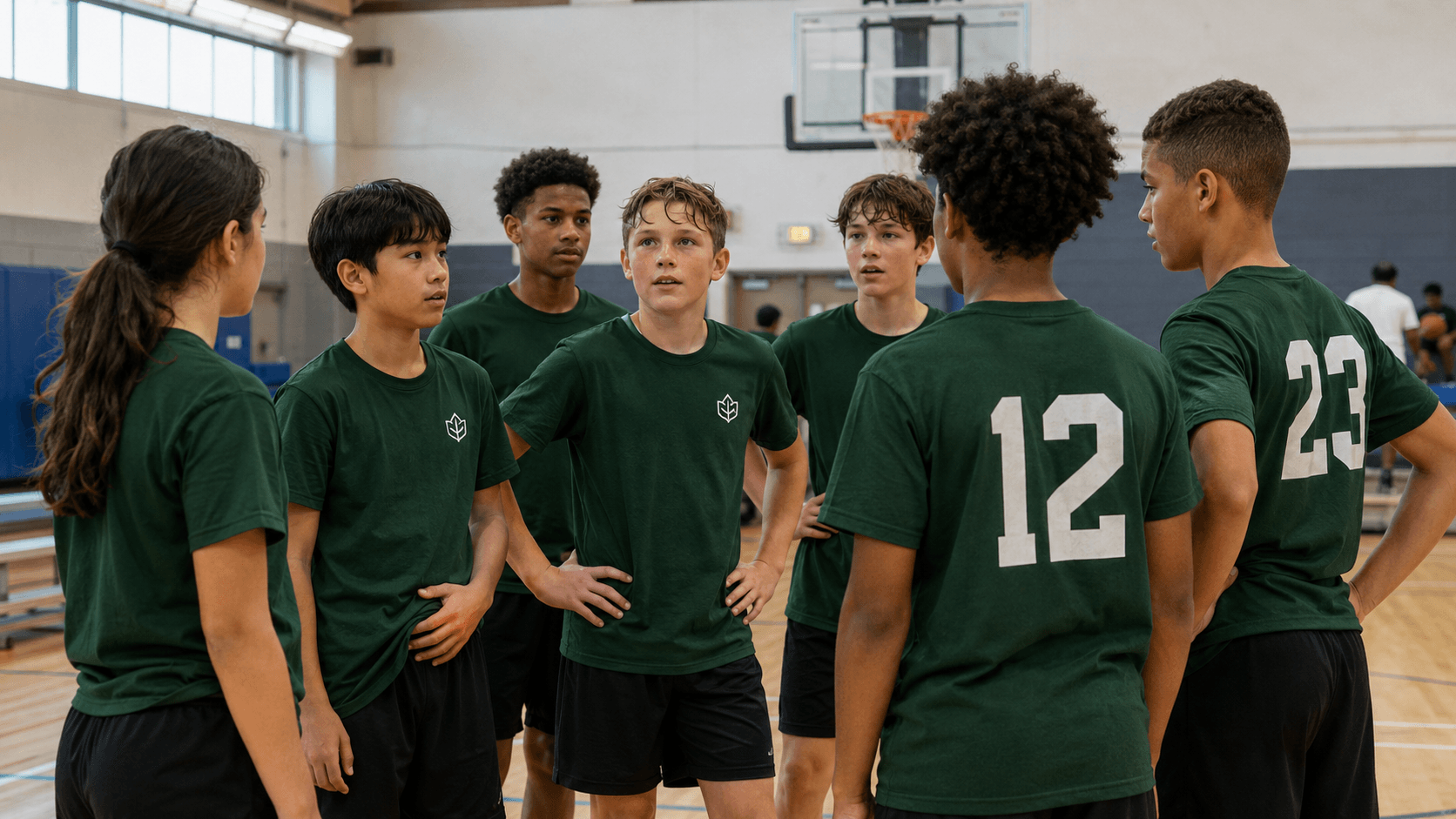 San Jose Youth Basketball Practice Shirts: Youth Sizes, Numbers Checked