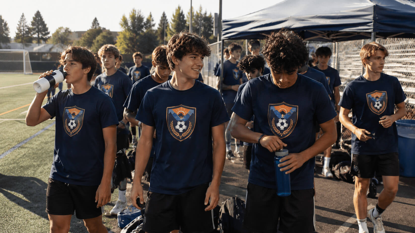 Custom T-Shirts for a South Bay High School Soccer Team